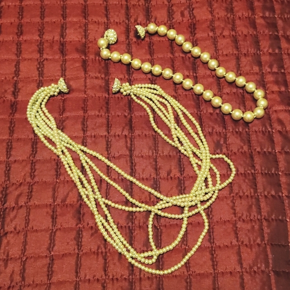 Statement pearl necklace NWOT - Picture 3 of 5